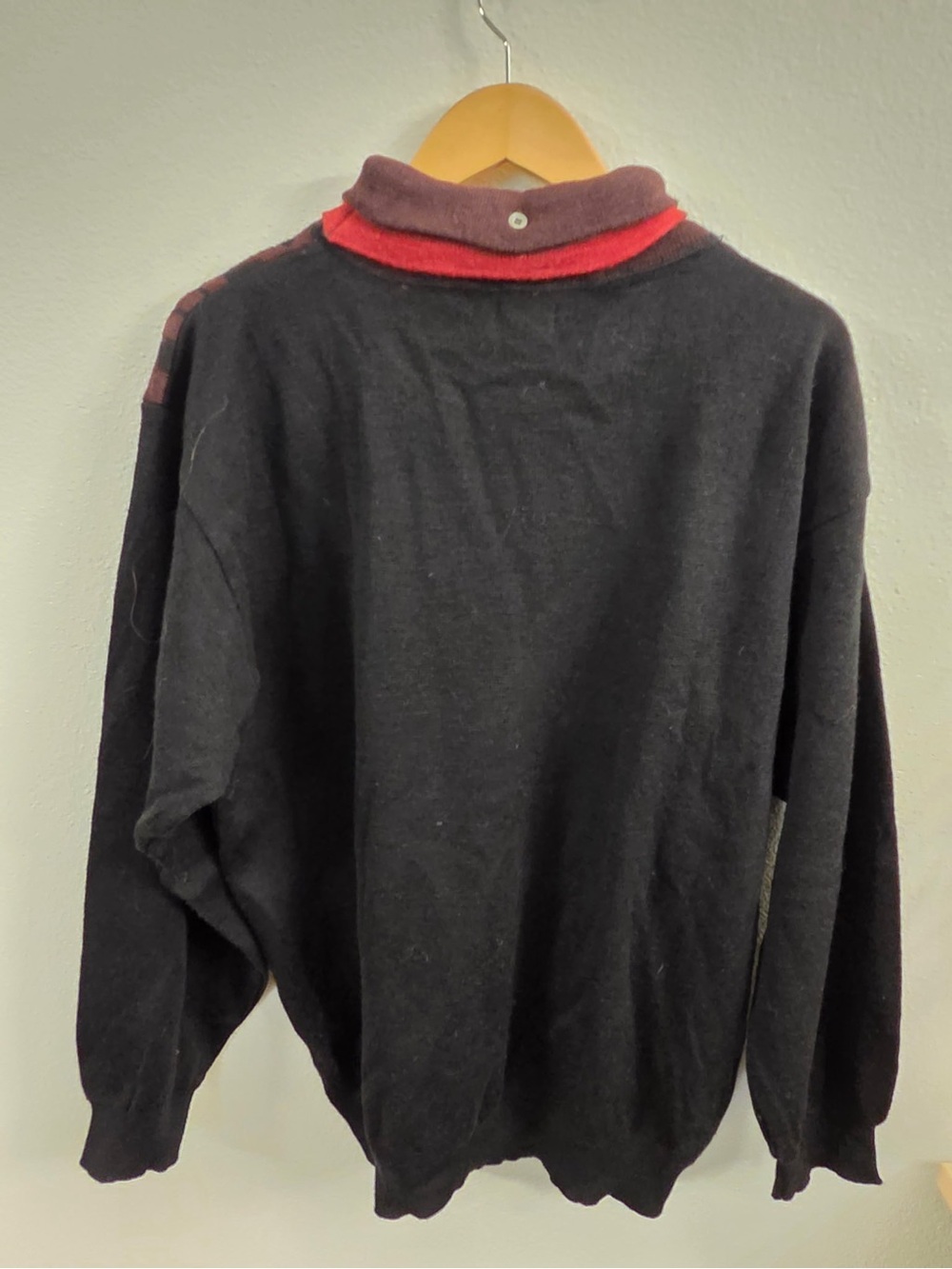 Mexx Black and Red Graphic Turtleneck Sweater - Picture 4 of 4